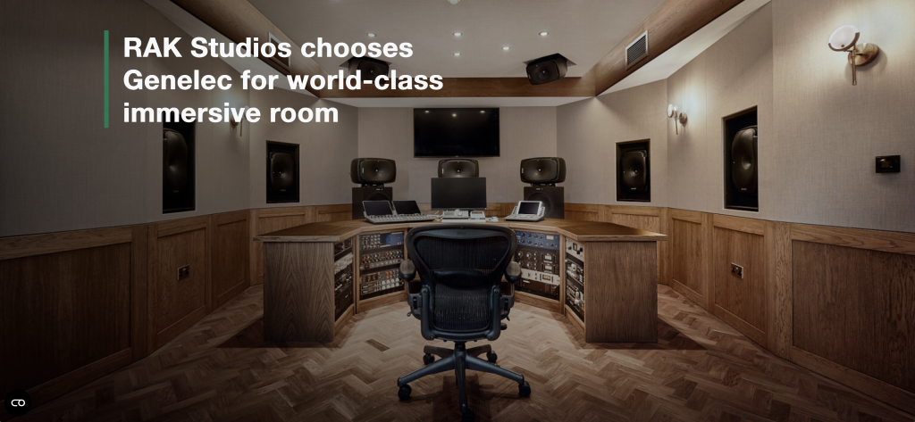 RAK Studios chooses Genelec