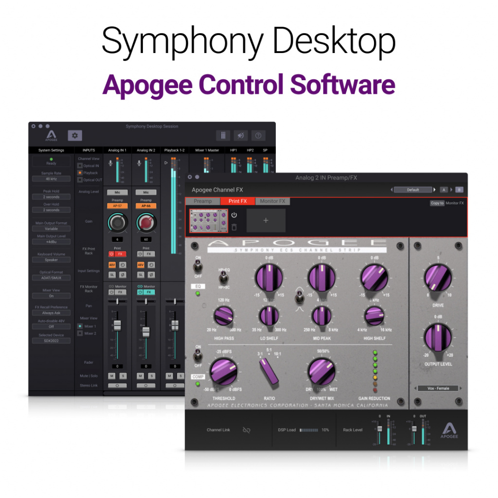 Symphony desktop. Звуковая карта Apogee Symphony desktop.